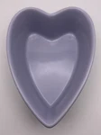 Chantal Purple Lavender Heart Shaped Baking Dish Cup 93-HL10. Fixed Price $15.00.