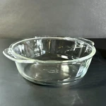 Anchor Hocking Handled Ovenware Casserole Dish 1.5 Quart #1037 Round Clear Glass. Fixed Price $18.99.