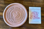 New Longaberger Pottery Basket Warming Brick Stone 6 Round #30198. Fixed Price $7.99.