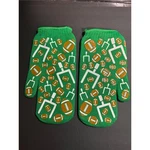 Tara Tesher Temptations Football Outdoor Flame Resistant Oven Grill Mitts Nwts. Fixed Price $20.00.