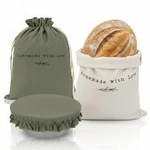 Kibaga Beautiful Linen Bread Set And Proofing Cover For Homemade Sourdoug.... Fixed Price $28.84.