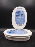 Vtg Corningware French White F-15-B Oz Oval Baking Dish W/ Lid Set Of 2 New. Fixed Price $35.00.