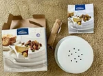 Cheese Baker By Trudeau, 3 Piece Set W/recipes, Stoneware Lid & Plate Spreader,. Fixed Price $35.00.