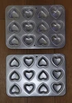 2PCS. Vintage 1992 Wilton Petite Hearts Cake/brownie Pan 12 Cakes 2105-2432. Fixed Price $14.95.