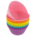 Freshware 12-PACK Silicone Standard Round Reusable Cupcake Muffin Baking .... Fixed Price $22.27.