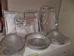 Fat Daddio's Solid Bottom Sheet & Contour Round Anodized Aluminum Cake Pans. Fixed Price $23.15.