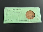 1978 Historic Document Parchment Paper Of Weapons The Pirates. By Harold.. Fixed Price $15.00.