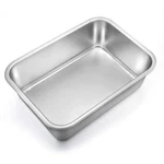 Teamfar Lasagna Pan, Rectangular Cake Brownie 12.75" X 10" 3.2", Silver. Fixed Price $34.52.