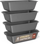 Bakken- Swiss Loaf Pan Set 4-PIECE Deluxe Nonstick Carbon Steel Bakeware For. Fixed Price $26.63.