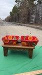 Temp-tations Poppy Passion 2 Qt Square Bowls Set Of Red Floral Bakeware. Fixed Price $24.00.