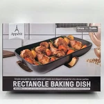Appetit Rectangle Baking 15X10X3 Porcelain W/bamboo Trivet Microwave Dishwa. Fixed Price $34.74.