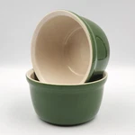 Set Of - Emile Henry Green Stoneware Ramekin Bowls France 10.20 Glossy. Fixed Price $29.99.