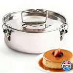Stainless Steel Flan Mold, 8 Inch Baking Pan For Instant Pot 3 6 Qt With Lid. Fixed Price $35.53.