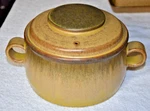 Vintage Bean Pot/casserole Denby England Pottery Romany-brown 10". Fixed Price $53.07.