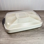Pampered Chef Chillzanne Rectangle Server Deviled Eggs Veggie Dip Tray #2781 Vtg. Fixed Price $22.99.