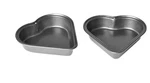 Mdc Housewares Chloe's Kitchen 201-502 Cake Pan Heart Shaped 2-PIECE Set, Mini. Fixed Price $14.45.