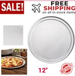 Pizza Pan Standard Aluminum Oven Plate Wide Rim Non Stick Baking Tray 12 Inch. Fixed Price $9.99.