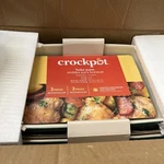 Crockpot Bake Pans Artisan 2PK 2.5 Qt & 3.5 Stoneware. Fixed Price $38.69.