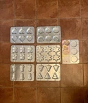 Set Of 11 Wilton Cookie Stick Candy Mold Baking Pans Holiday. Fixed Price $50.00.