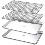 Baker's Secret 100 Recycled Aluminum By Bakers Bakeware Set 4PCS 2X. Fixed Price $59.62.