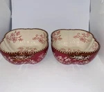 Temptations Floral Lace Soup Bowls Set Of 2 Kfi Xng 930666. Fixed Price $19.95.