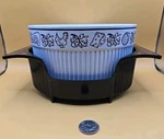 Vintage Nordic Ware La Soufflee White Casserole Dish & Holder #43320. Fixed Price $15.97.