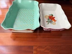 Pioneer Woman 2818DMT 9 13 8X11 Baking Pan Casserole Dish Polkadots Red Lace. Fixed Price $29.99.