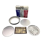 Wear-ever Quiche Flan Set 4 Piece Tart Pan Wearever Vintage #90001 Original Box. Fixed Price $15.98.