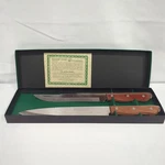 Vintage Maxam Steel Kitchen Delite Knife Set Carving Chefs Meat Wood Handle. Fixed Price $19.99.
