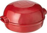 Emile Henry 0.6 Qt. Ceramic Non-stick Round Shape Cheese Baker, Burgundy. Fixed Price $65.99.