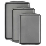 3-PIECE Non-stick Wilton Bake Better Cookie Sheet Pan Set For Kitchen Baking. Fixed Price $23.56.