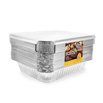 EHOMEA2Z Aluminum Foil Pans With Lids Half Size (10 Pack) 9X12, Silver. Fixed Price $30.99.