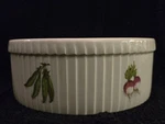 Vintage Bonjour Pillivuyt Ceramic Round Casserole France 8" Souffle. Fixed Price $25.00.