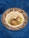 Spode Woodland Quail Pie Dish S3422-A8 10" Dia. X 2"H Rare Sold Out. Fixed Price $115.00.