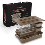 Elbee Home 8-PIECE Nonstick Space Saving Bread Baking Pan Set Includes Larg.... Fixed Price $109.26.