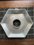 Wilton Aluminum Hexagon Cake Pan. Fixed Price $14.00.