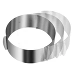 Adjustable Baking Round Cake Ring Mold 6-12" Stainless Steel With Scaling Inside. Fixed Price $12.95.