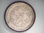 Temp-tations Hand Painted 9"X2" Round Baker With Rope Rim & Lid. Free Shipping. Fixed Price $24.95.