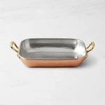 Ruffoni Historia Hammered Copper Roasting Pan With Artichoke Handle. Fixed Price $319.00.