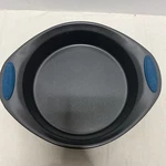 Rachael Nonstick Cake Pan, Round, Grip Handles, 9" Gray Metal. Fixed Price $10.00.