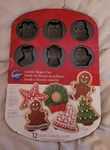 Wilton Christmas Cookie 12 Shape Baking Pan W/ Designs New Holidays. Fixed Price $19.99.