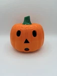 K-mart 1990S Jack Lantern Earthenware Halloween Pumpkin Votive Candle Holder. Fixed Price $24.99.