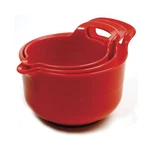 Norpro 1020 Red, Mixing Bowls, Set Of 3, 4.5" 8.75" 6.75" / 11.5CM 22.... Fixed Price $23.08.