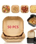 Square Air Paper Liners 8" X Disposable For 5.8QT - Fryers A0144. Fixed Price $7.84.