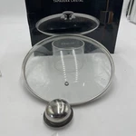 Fundix Castey Classic Glass Pot Pan Lid 9.5 24CM Tapadera Cristal Vented Nos. Fixed Price $19.21.