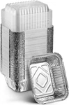 Montopack Disposable Takeout Pans With Clear Lids 1LB Capacity Aluminum Foil. Fixed Price $25.46.