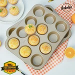 Bakeley 2PC Champagne Gold Muffin Pan 12 Cup Non-stick Carbon Steel. Fixed Price $57.99.