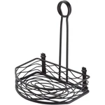 American Metalcraft SRBNB1 Black Semi-round Wire Birdnest Condiment Rack Holder. Fixed Price $19.00.