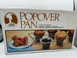 Roshco Bakers Advantage Popover Pan Commercial Quality Bakeware 6 Cup Vtg W/ Box. Fixed Price $25.00.