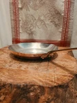 Dehillerin Copper Fry Pan 26CM-10.25 Diameter With Fresh Tin 2MM Rim 2.75LB. Fixed Price $160.00.